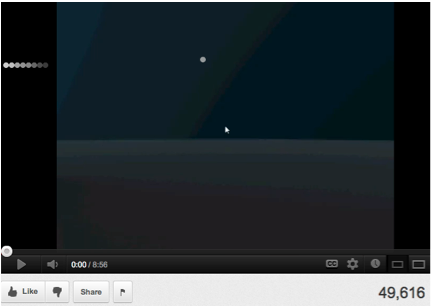 Screenshot_Gray snake darting left as YouTube movie preloads