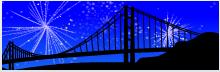 Screenshot of Silhouette of Golden Gate Bridge in California