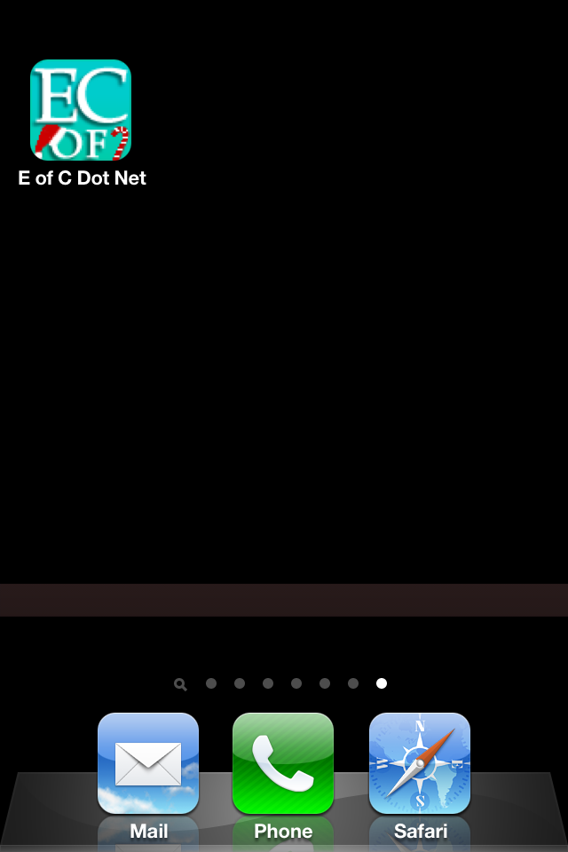 Screenshot_IPhone Homescreen with EofC_Winter_Theme Bookmark Icon