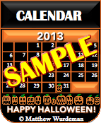 Happy_Halloween_Version_2.0_2013 Calendar Icon_SAMPLE image
