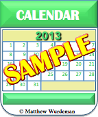 Lite_Green_2013_Calendar_SAMPLE