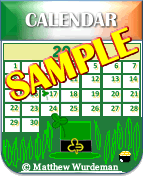 March_2013_Calendar_Saint Patrick's Day Theme_SAMPLE_Version2