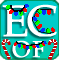 Winter Bookmark Icon 2013 Lights and Candy Canes