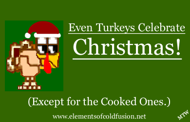 christmas cartoon turkey